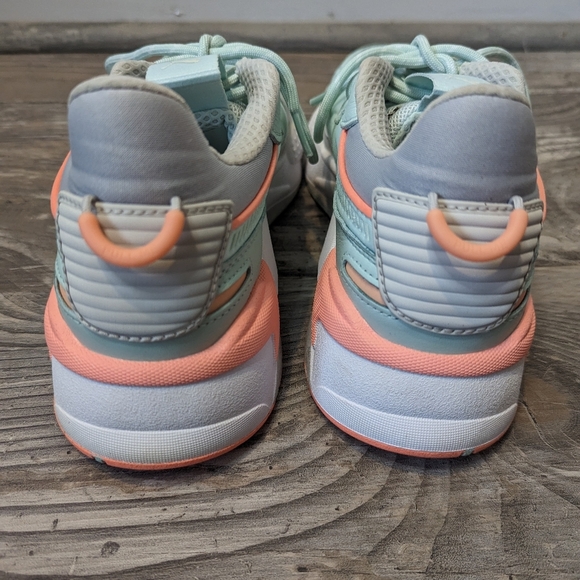 Puma RS-X women's running athletic shoes mint green pink Sz 7 - Picture 4 of 8